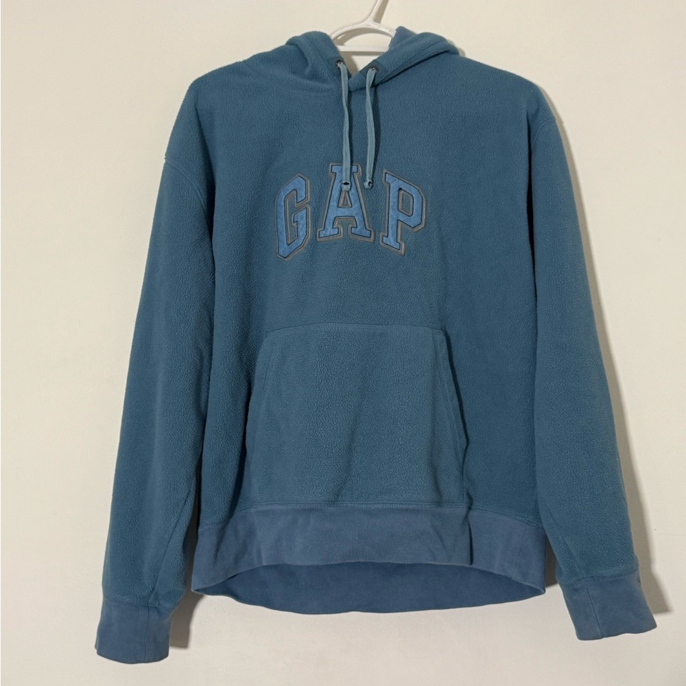 Baby Blue Fuzzy GAP Hoodie